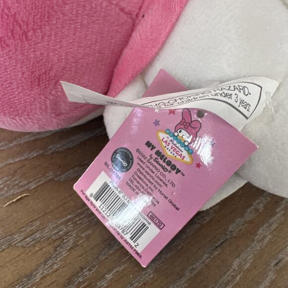 My Melody Plush Sanrio Las Vegas Sign To Fabulous Welcome Nevada Rare 6" - Picture 4 of 7